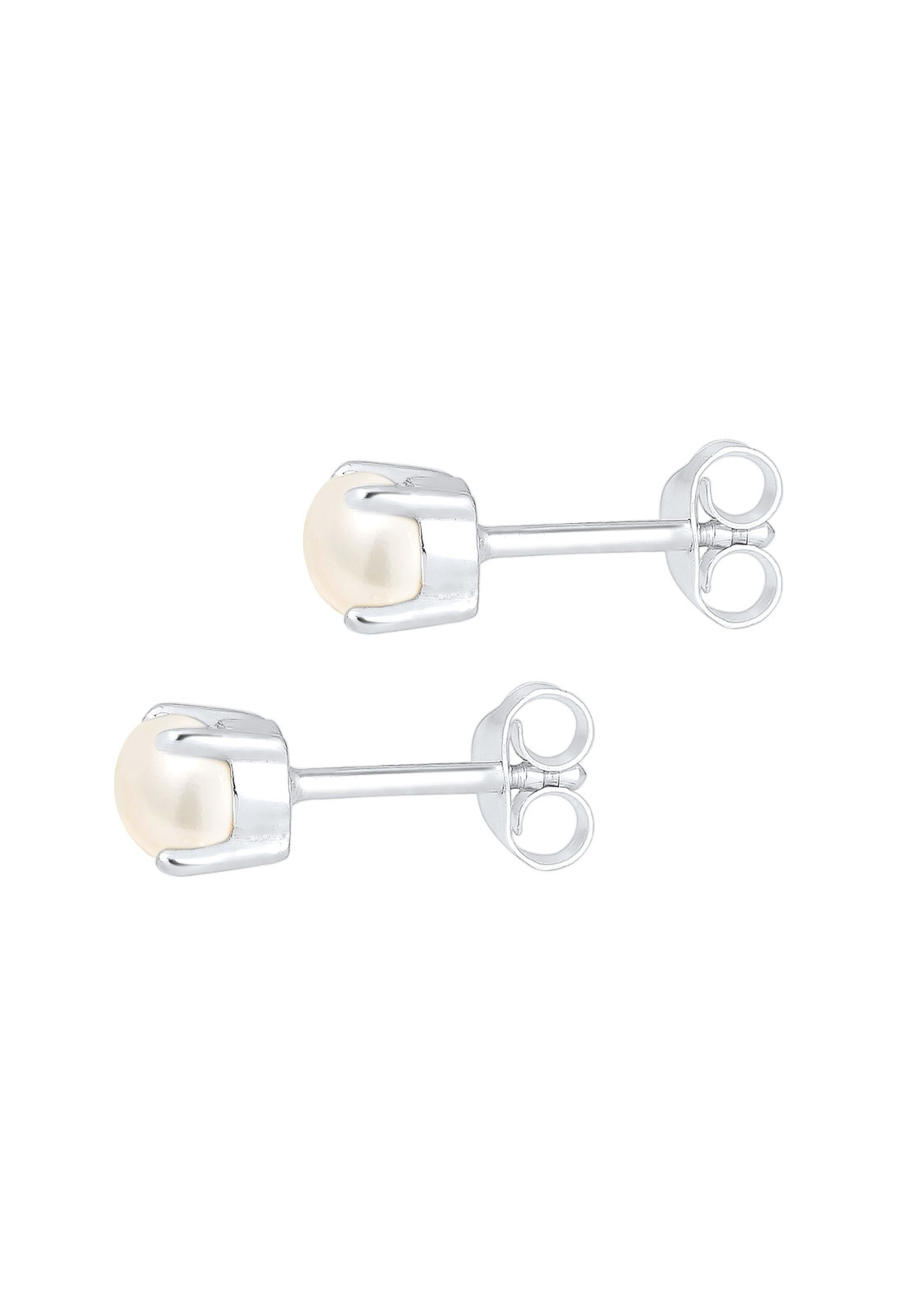 ELLI Oorbellen 'Perle' in Zilver