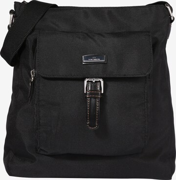 TOM TAILOR Crossbody Bag 'Rina' in Black: front