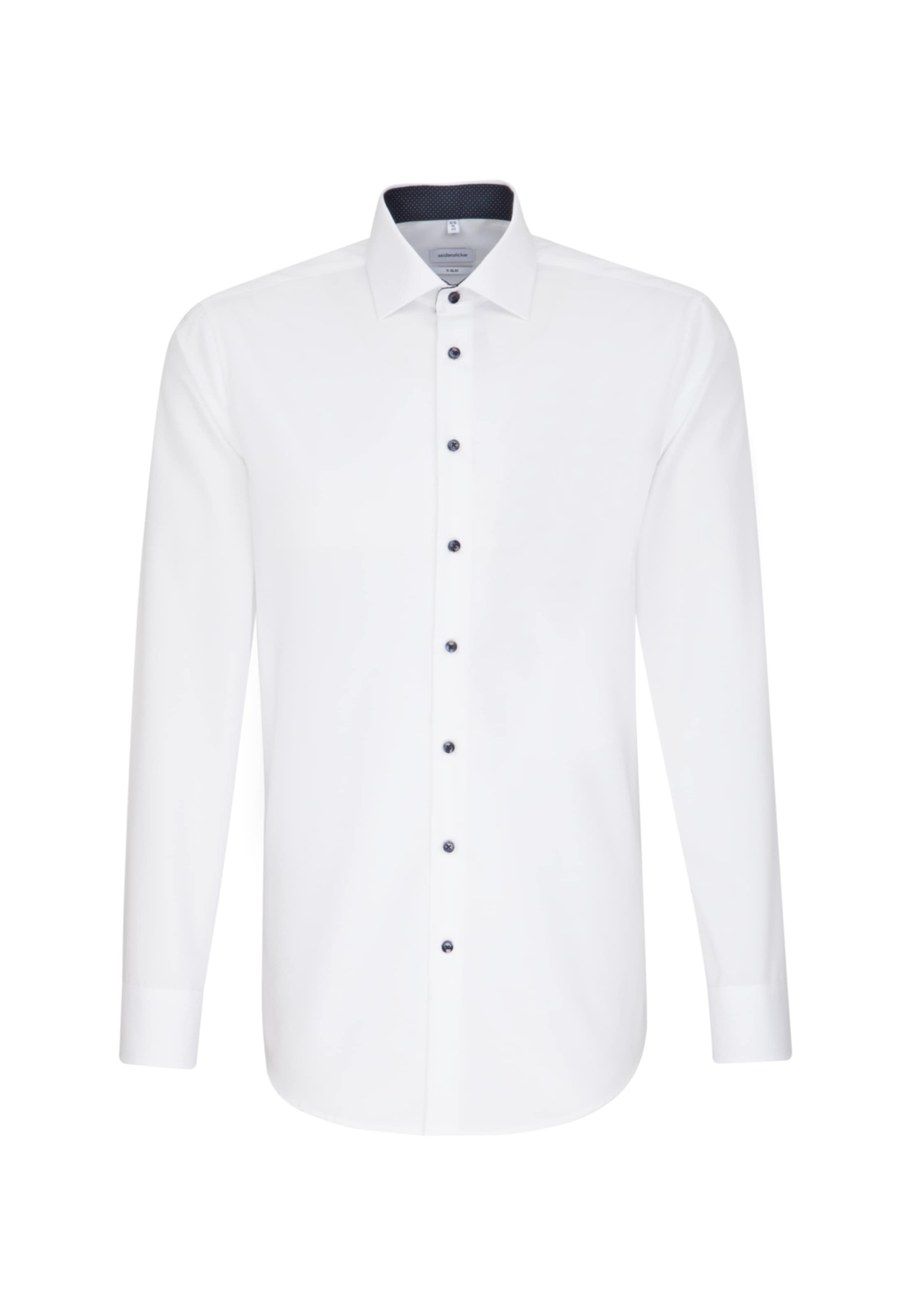 SEIDENSTICKER Slim fit Business Shirt in White: front