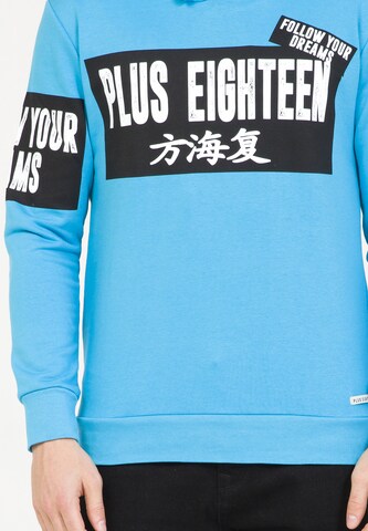 PLUS EIGHTEEN Sweatshirt in Blauw