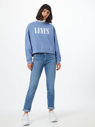 mėlyna LEVI'S ® Prigludęs Džinsai '712™ Slim'