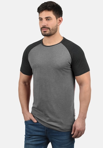 !Solid Shirt 'Bastian' in Grau: Vorderseite