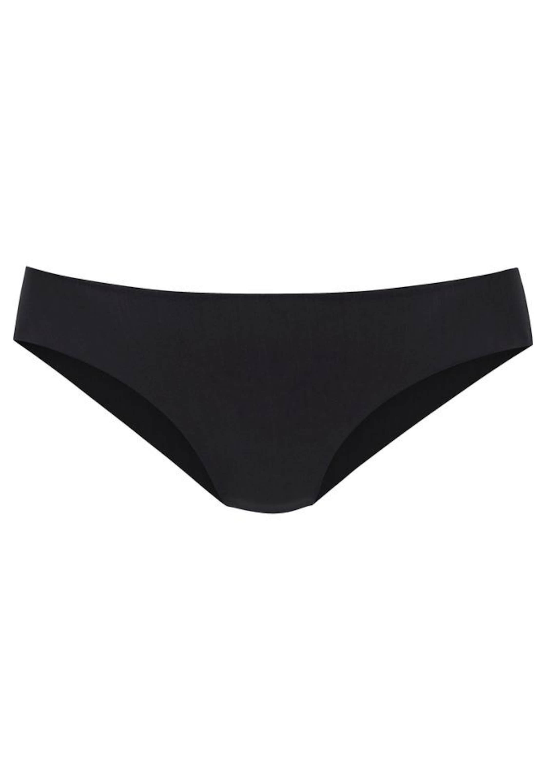 SCHIESSER Slip 'Invisible Light' in Schwarz: Vorderseite