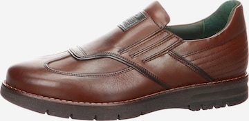 Galizio Torresi Classic Flats in Brown: front