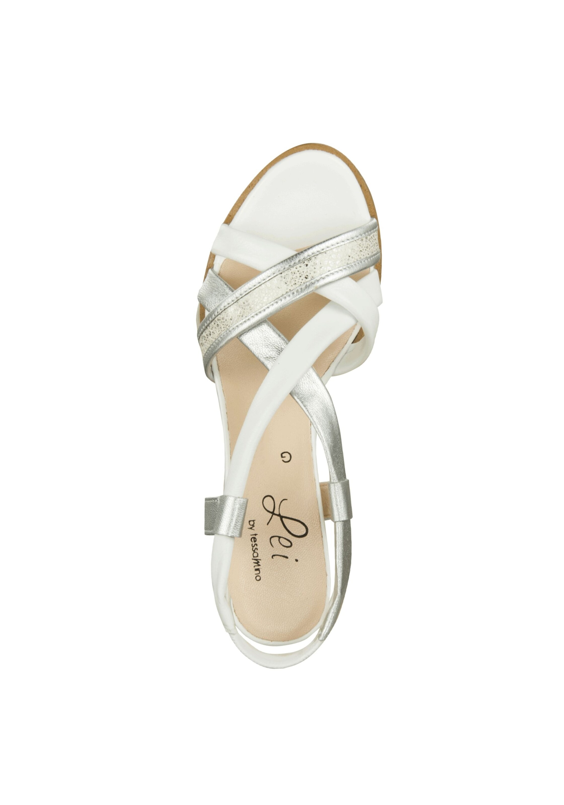 Lei by tessamino Strap sandal 'Belinda' in White