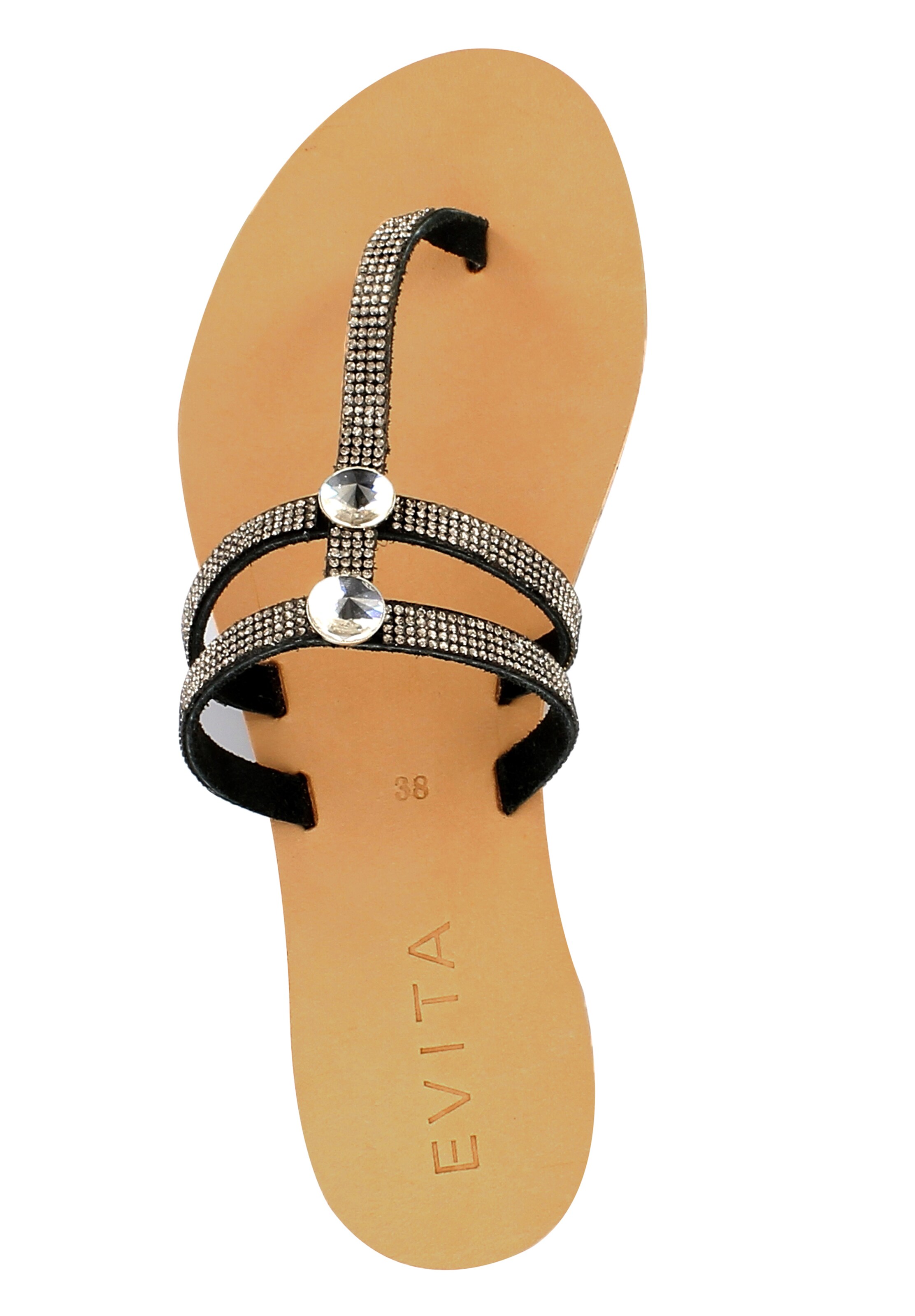 EVITA Sandale in Schwarz