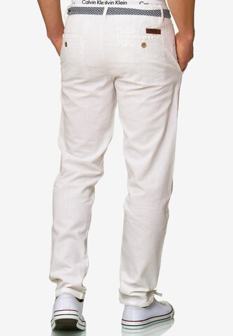 INDICODE JEANS Regular Pants 'Haverfiel' in White