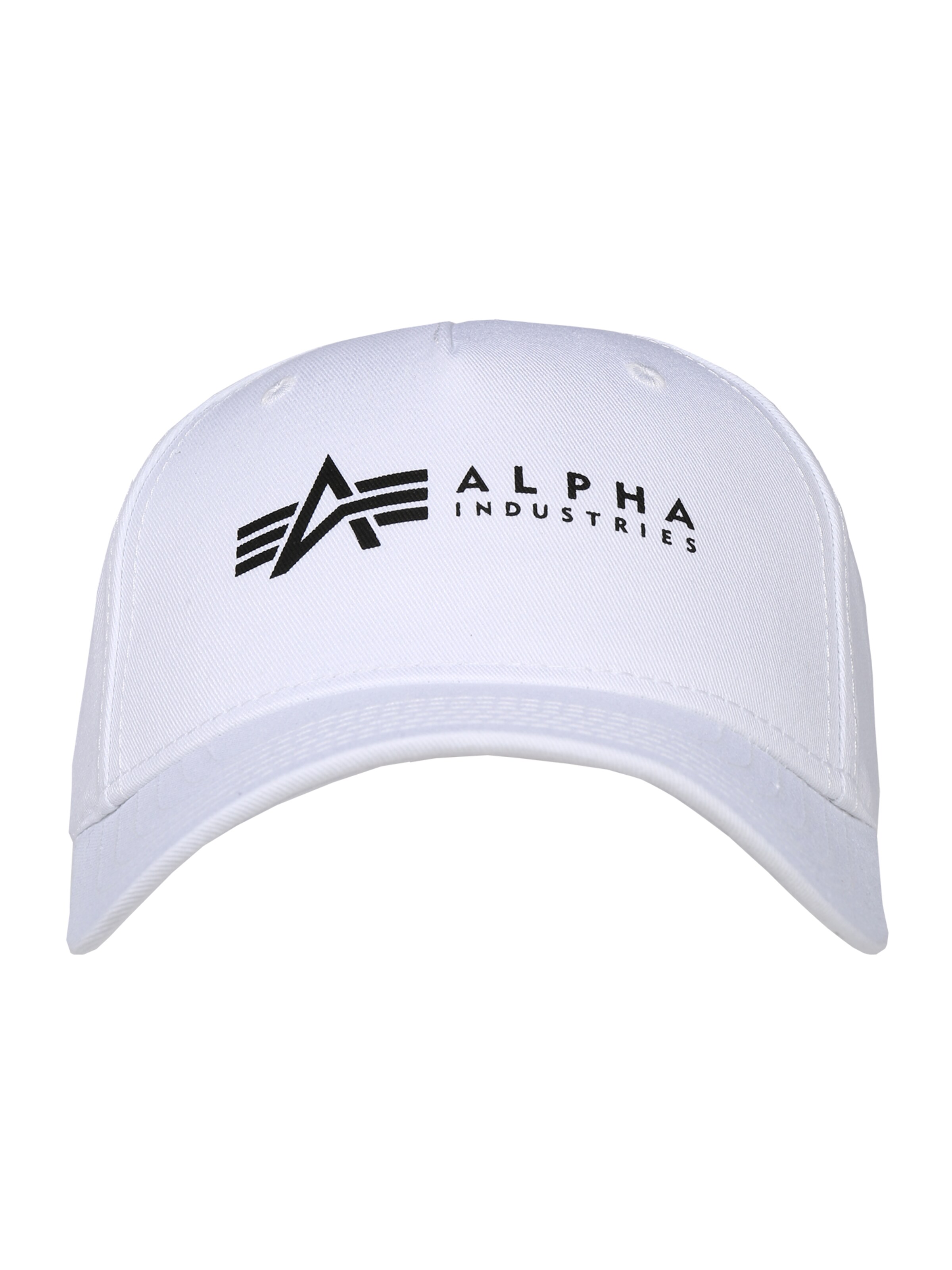 Șapcă 'Alpha' de la ALPHA INDUSTRIES pe alb