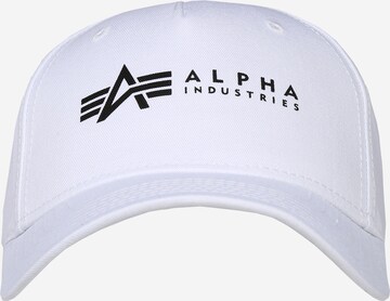 Casquette 'Alpha' ALPHA INDUSTRIES en blanc