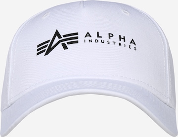 Casquette 'Alpha' ALPHA INDUSTRIES en blanc