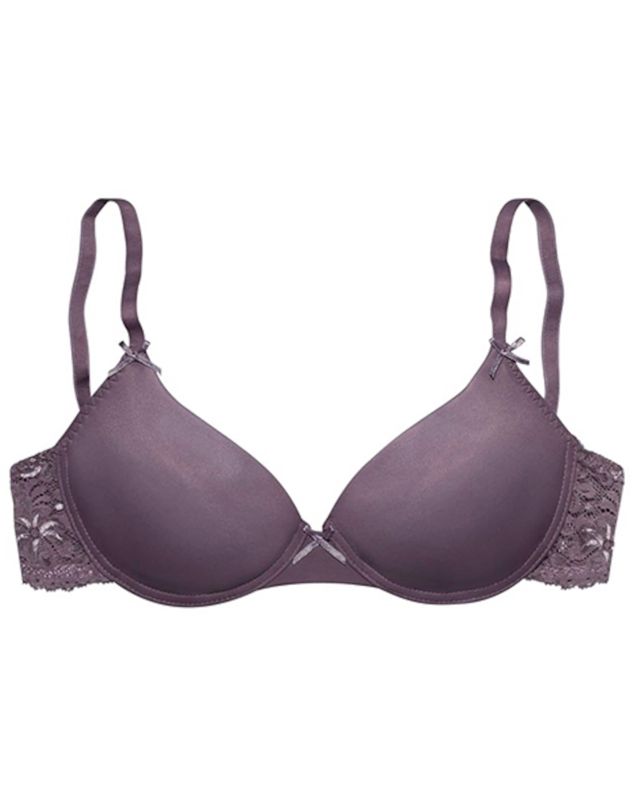 NUANCE Бюстгальтер под футболку Бюстгальтер в Лиловый: спереди