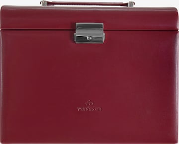 WINDROSE Jewelry Storage 'Merino' in Red: front