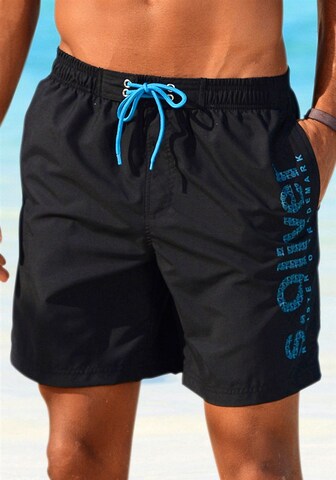 s.Oliver Badeshorts in Schwarz