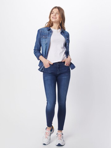 Noisy may Skinny Jeans 'NMLucy' i blå