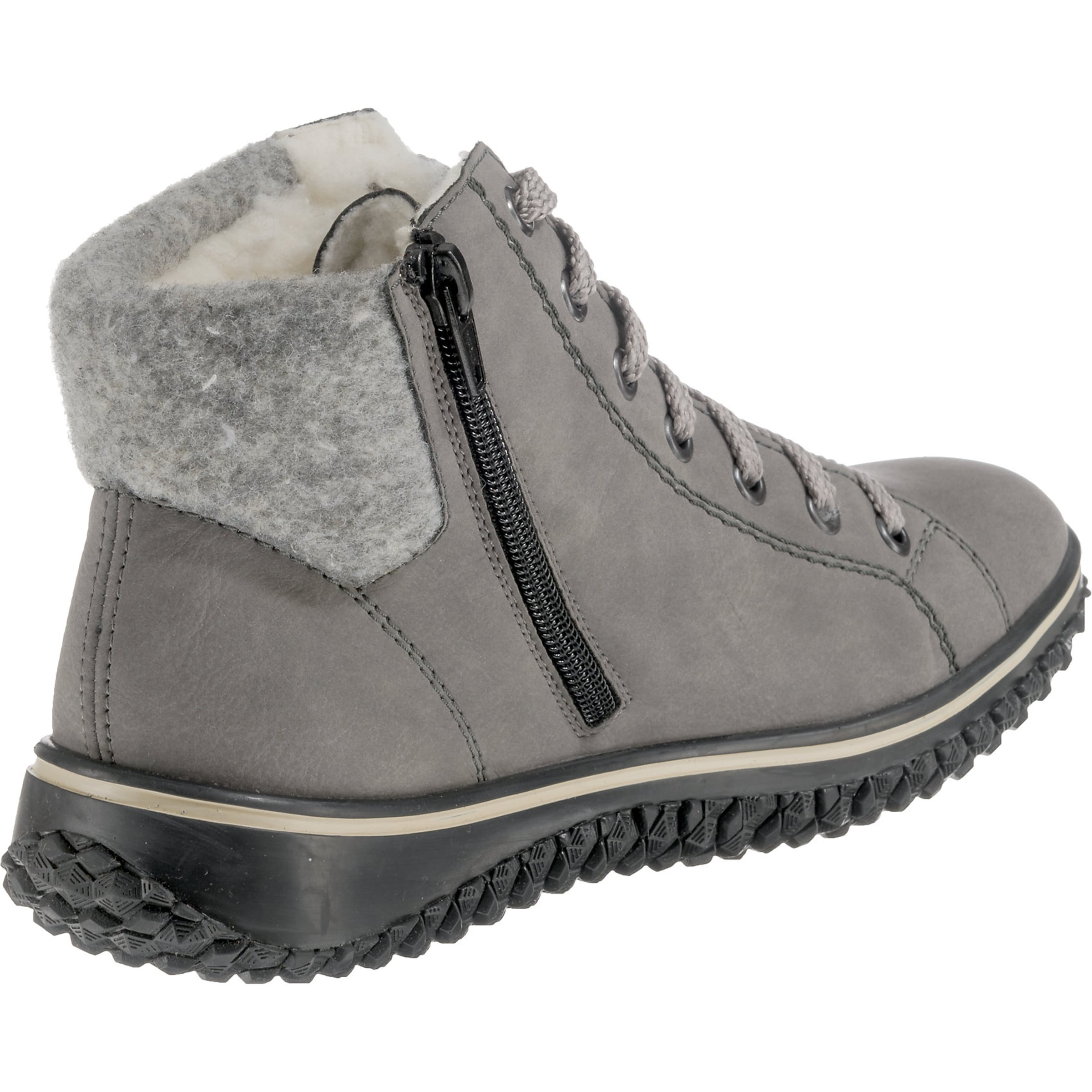 Bottines à lacets Rieker en gris