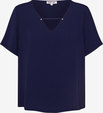 ABOUT YOU Shirt 'Fabrice' in Blue: front