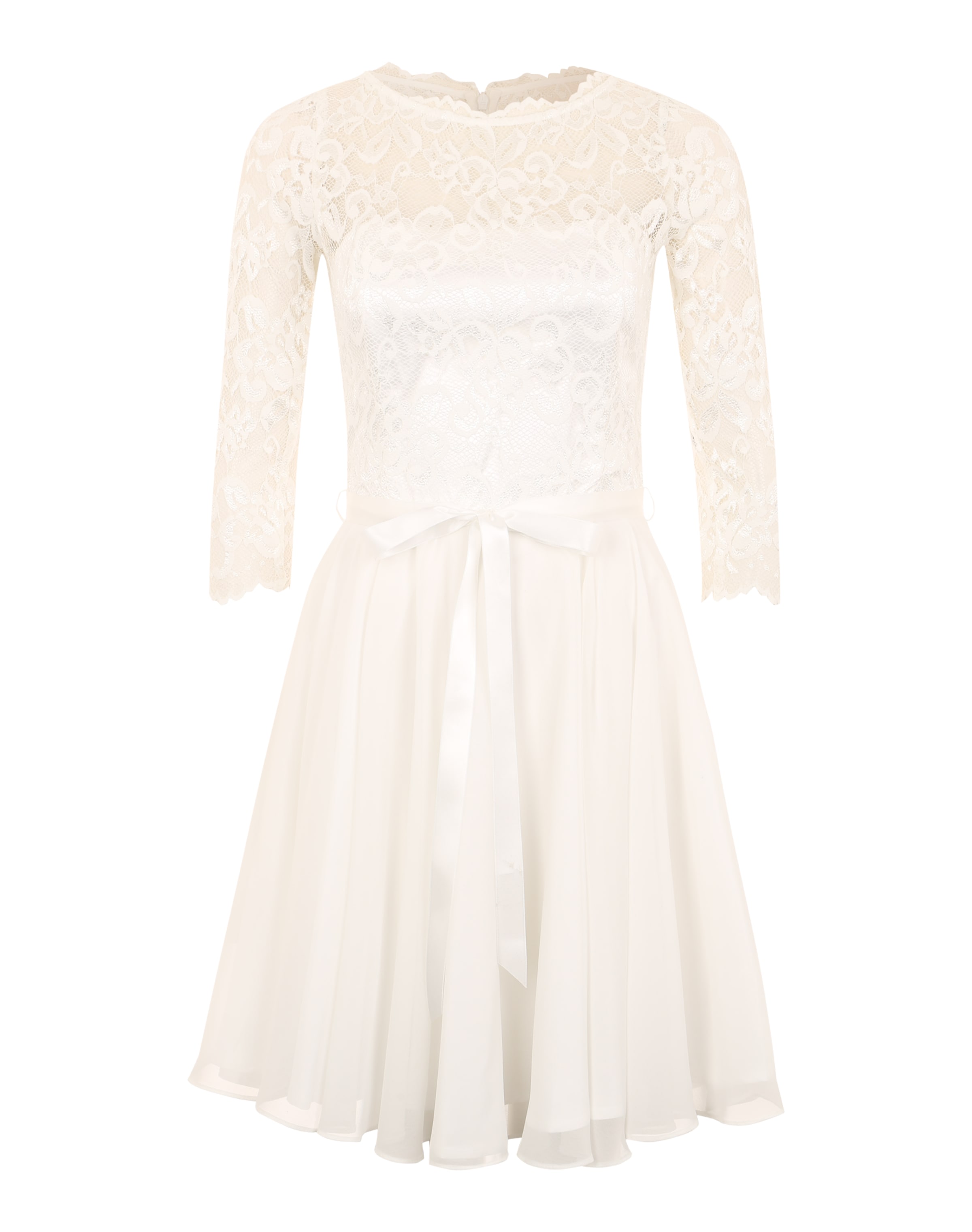 SWING Φόρεμα κοκτέιλ σε λευκό: μπροστά