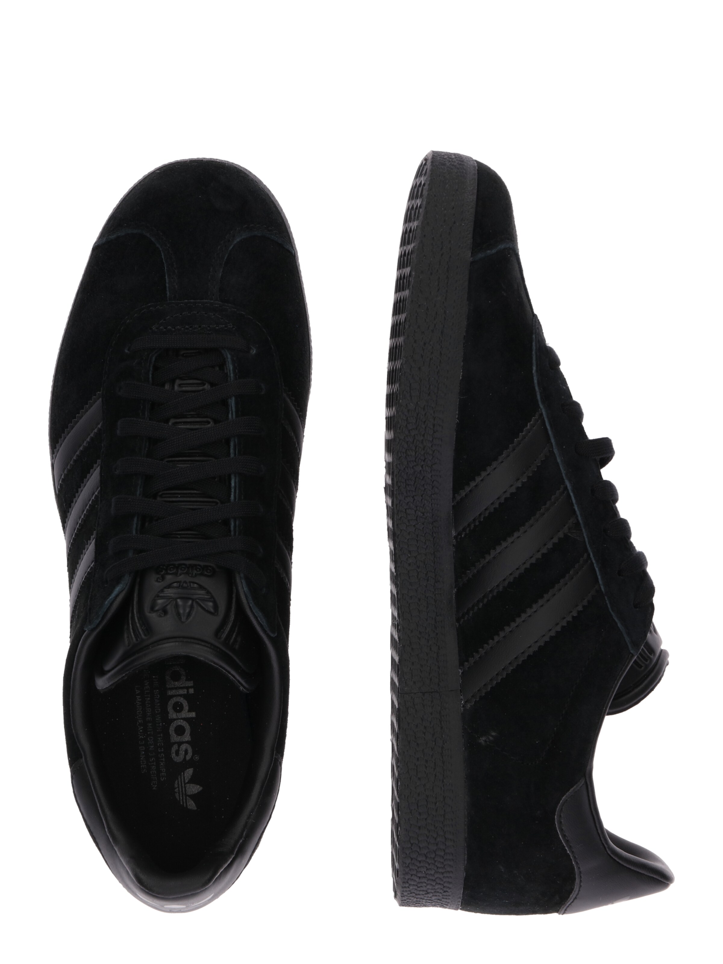 ADIDAS ORIGINALS Σνίκερ χαμηλό 'Gazelle' σε μαύρο: πλευρά