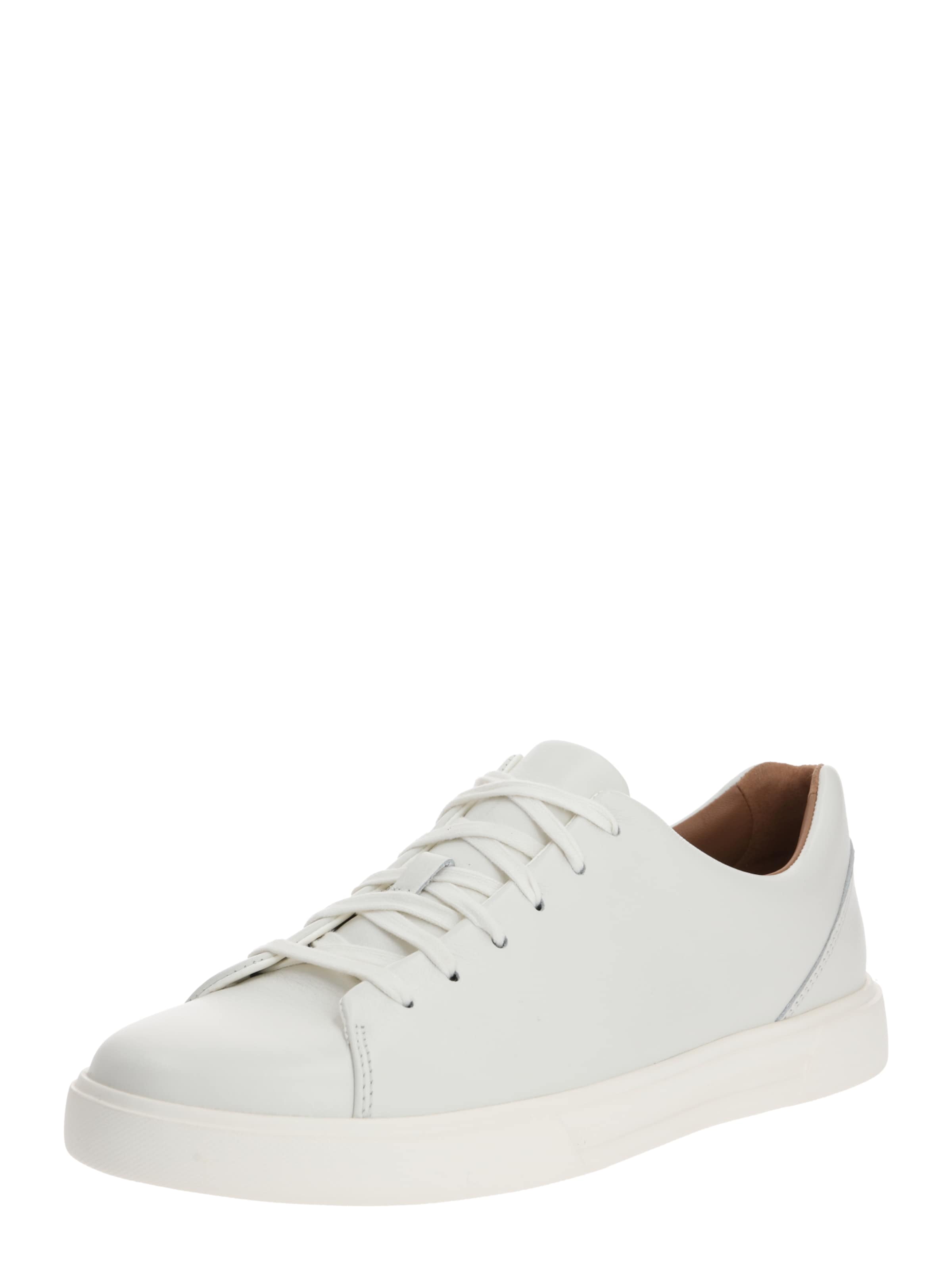 CLARKS Rövid szárú sportcipők 'Un Costa Lace' - fehér: elől