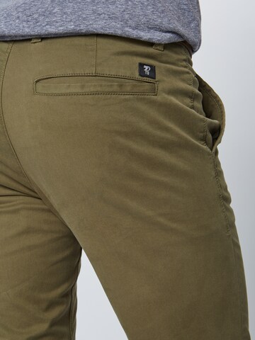Slimfit Pantaloni chino di TOM TAILOR DENIM in verde