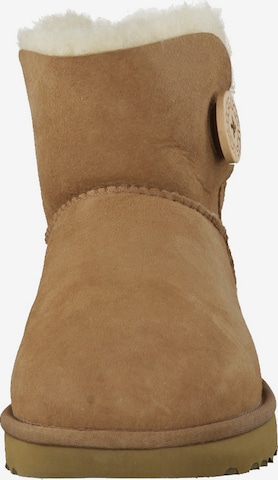 UGG Bootsit 'Mini Bailey Button' värissä ruskea