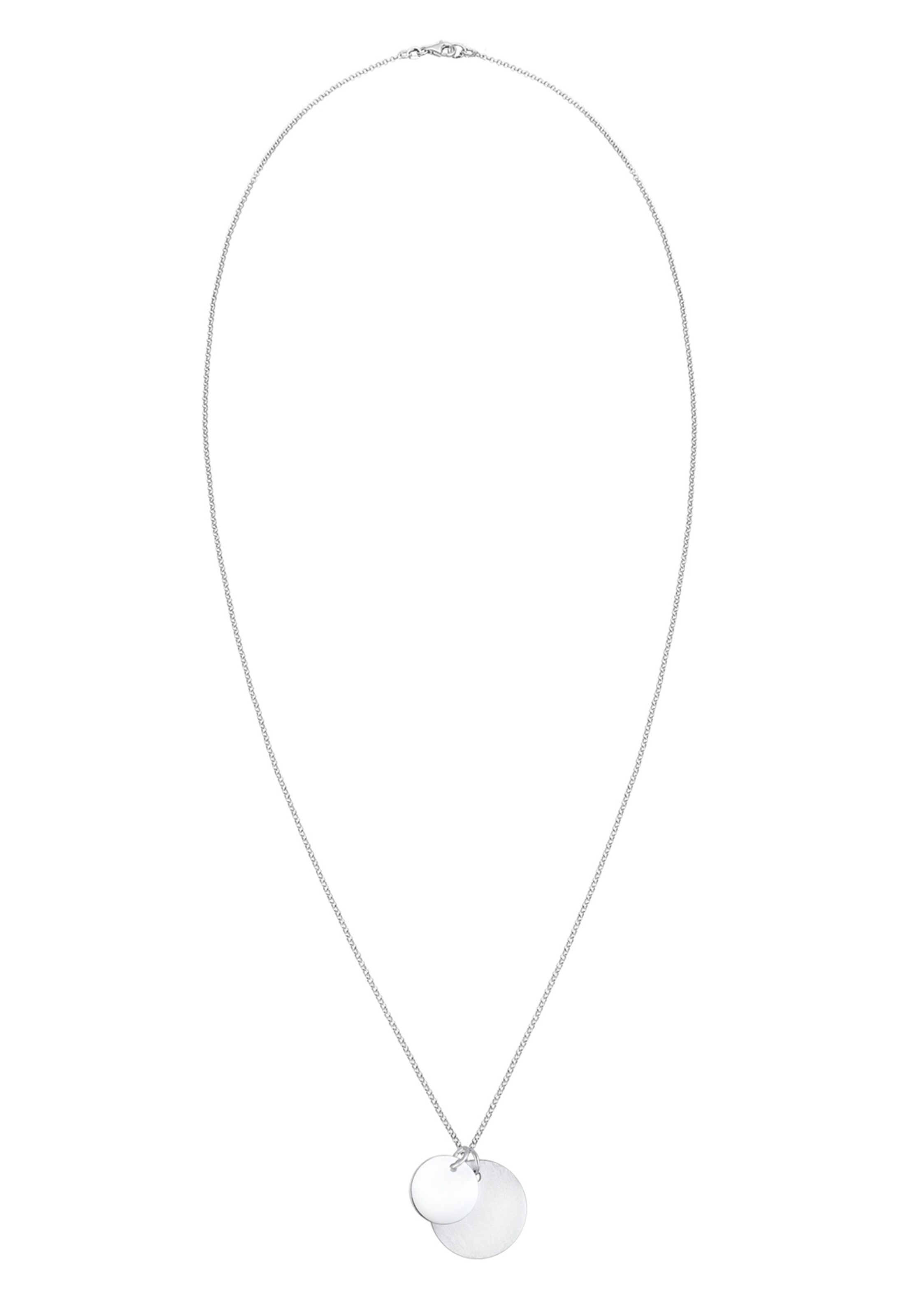 ELLI Necklace 'Geo' in Silver: front