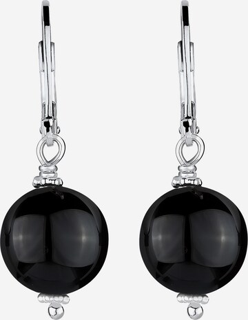 Boucles d'oreilles ELLI en noir : devant