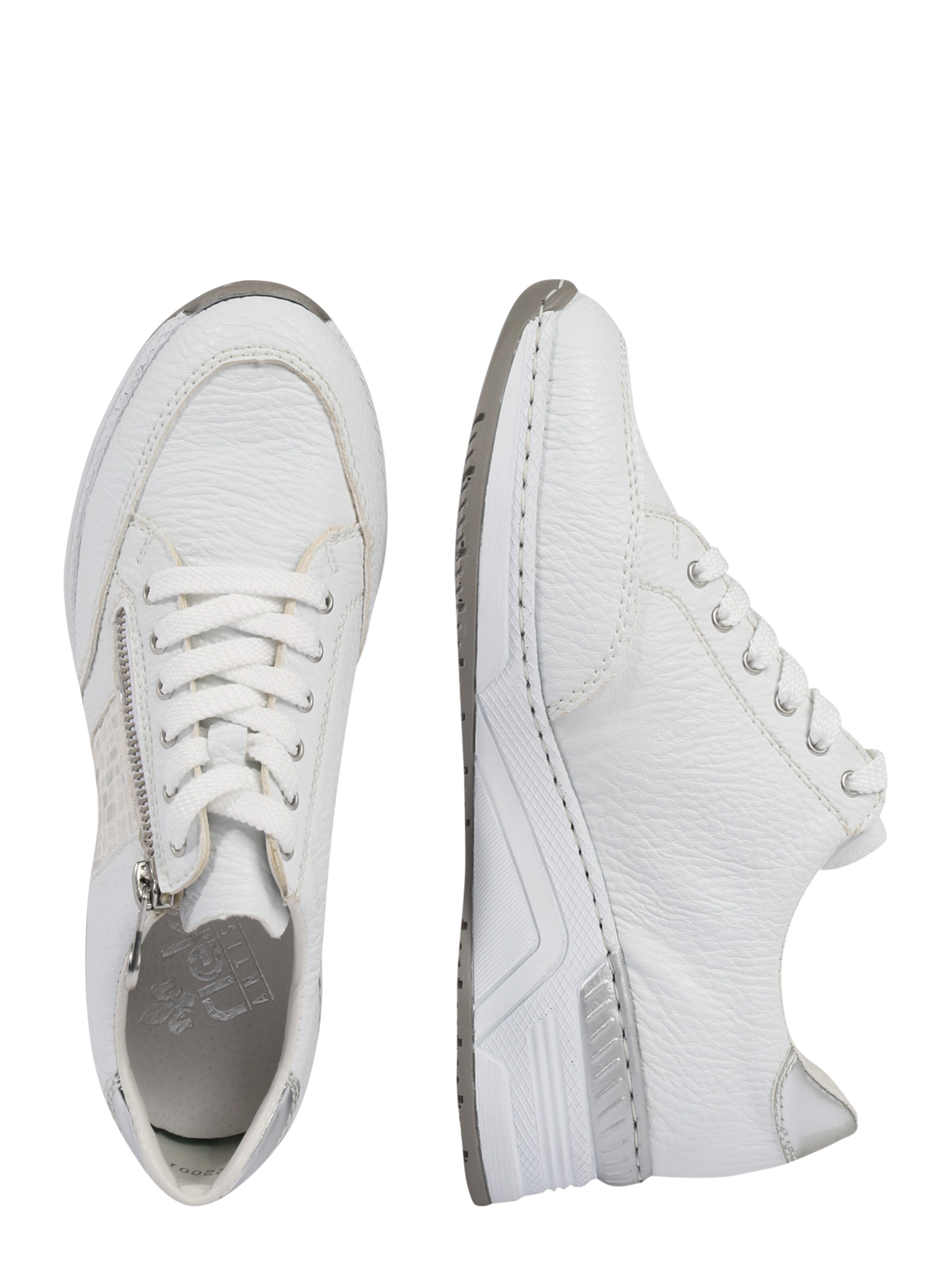 Chaussure à lacets Rieker en blanc