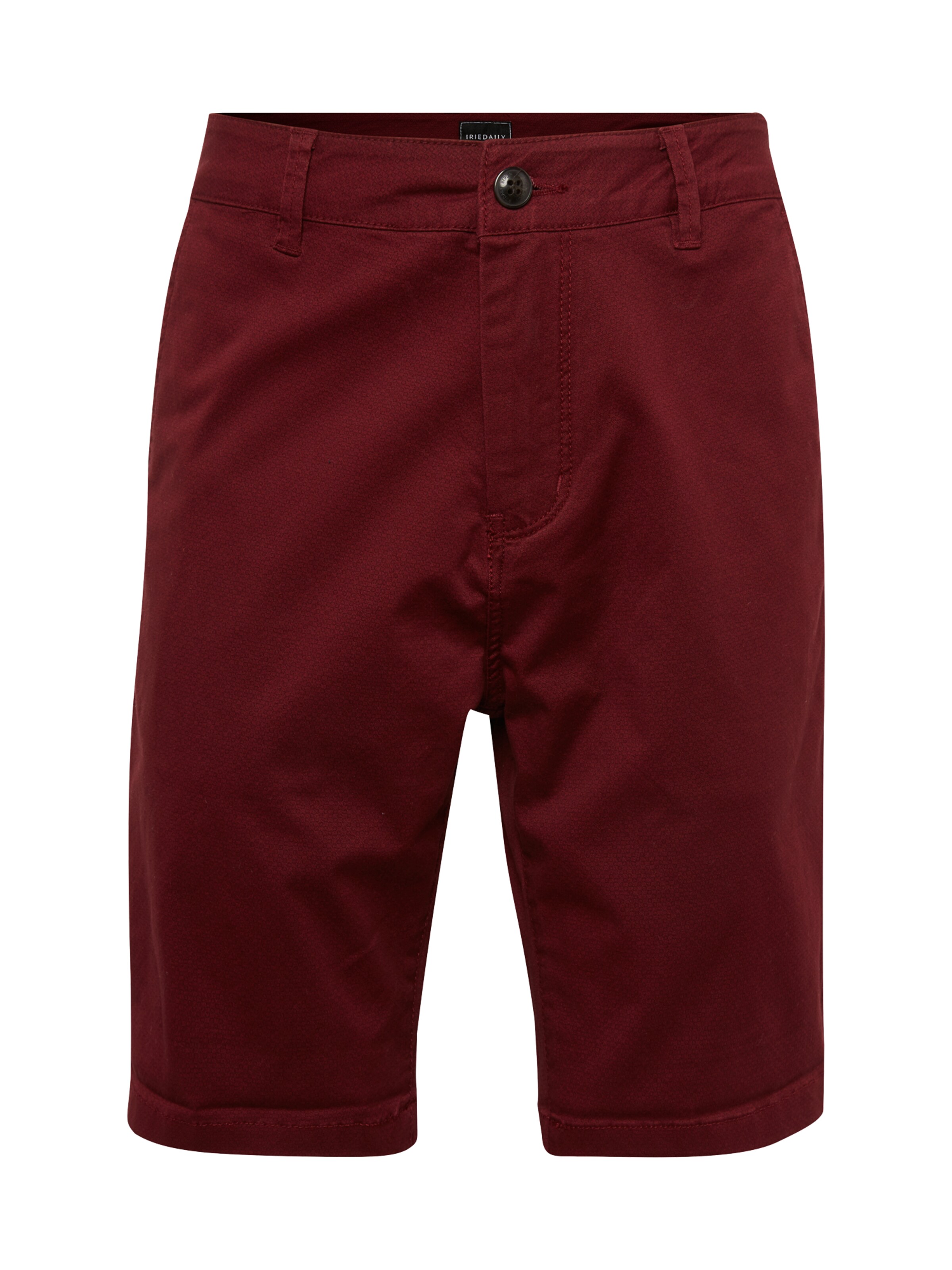 Iriedaily - Chino 'Love City' in de kleur Bordeaux