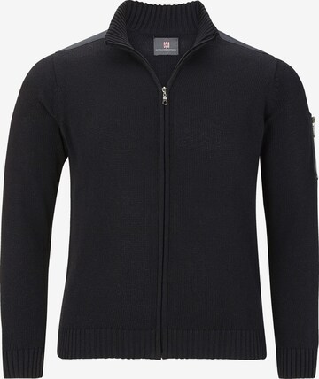 Jan Vanderstorm Knit Cardigan 'Kristafar' in Black: front