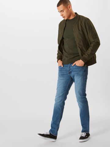 Coupe slim Jean 'TIM' JACK & JONES en bleu