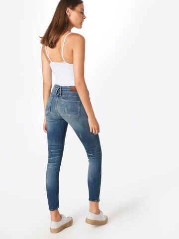 Skinny Jean G-Star RAW en bleu : derrière