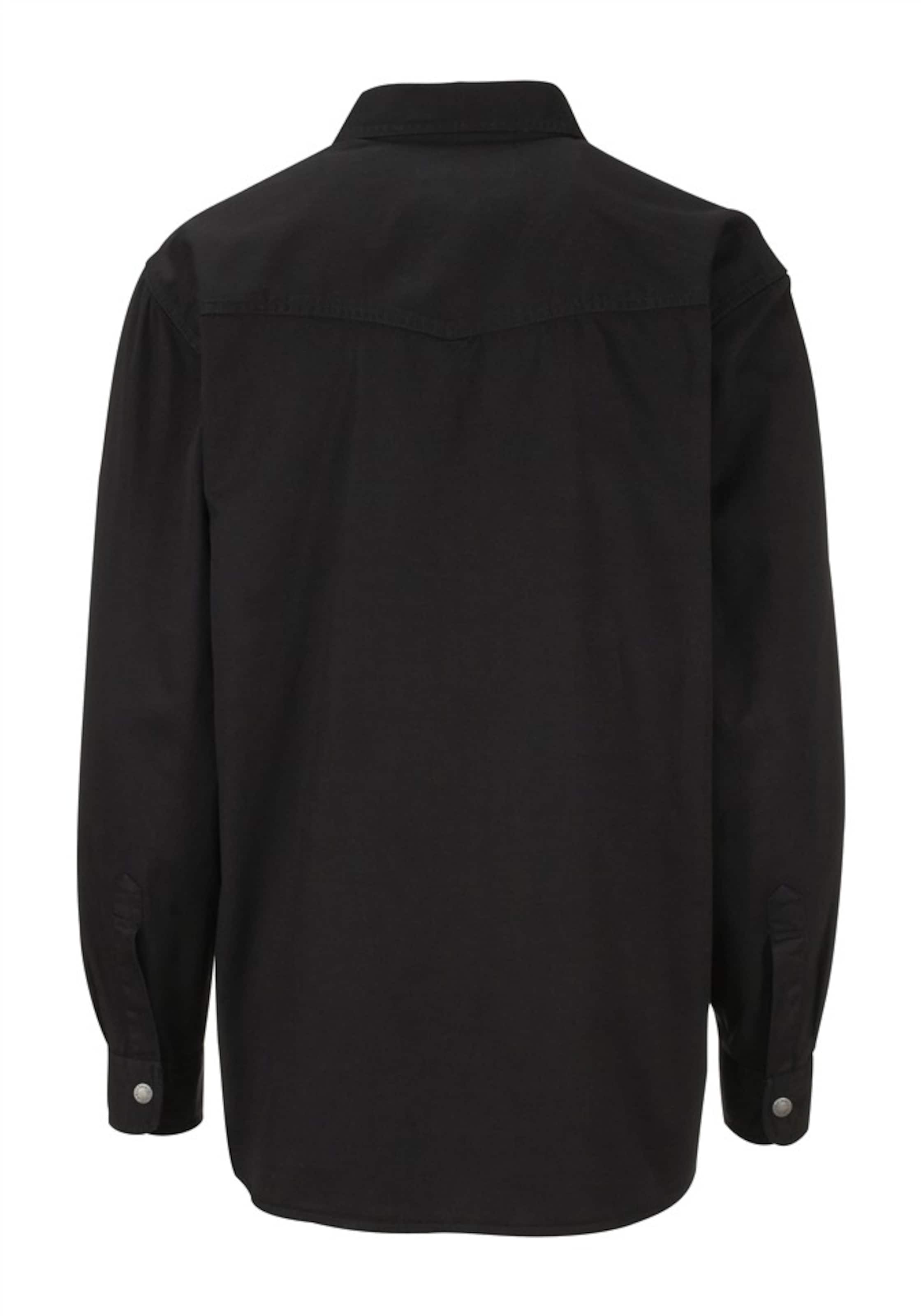 ARIZONA Comfort fit Button Up Shirt in Black