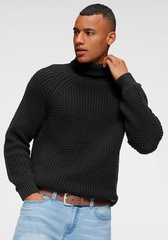 Bruno Banani Sweater in Black: front