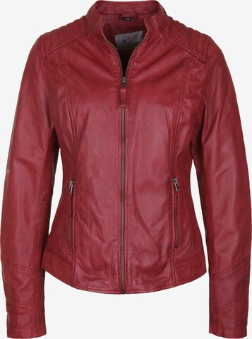 7ELEVEN Lederjacke 'ANJA' in Rot