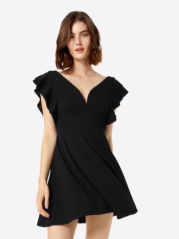 Robe WAL G. en noir : devant