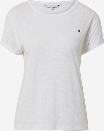 Regular T-shirt 'Vikki' TOMMY HILFIGER en blanc : devant