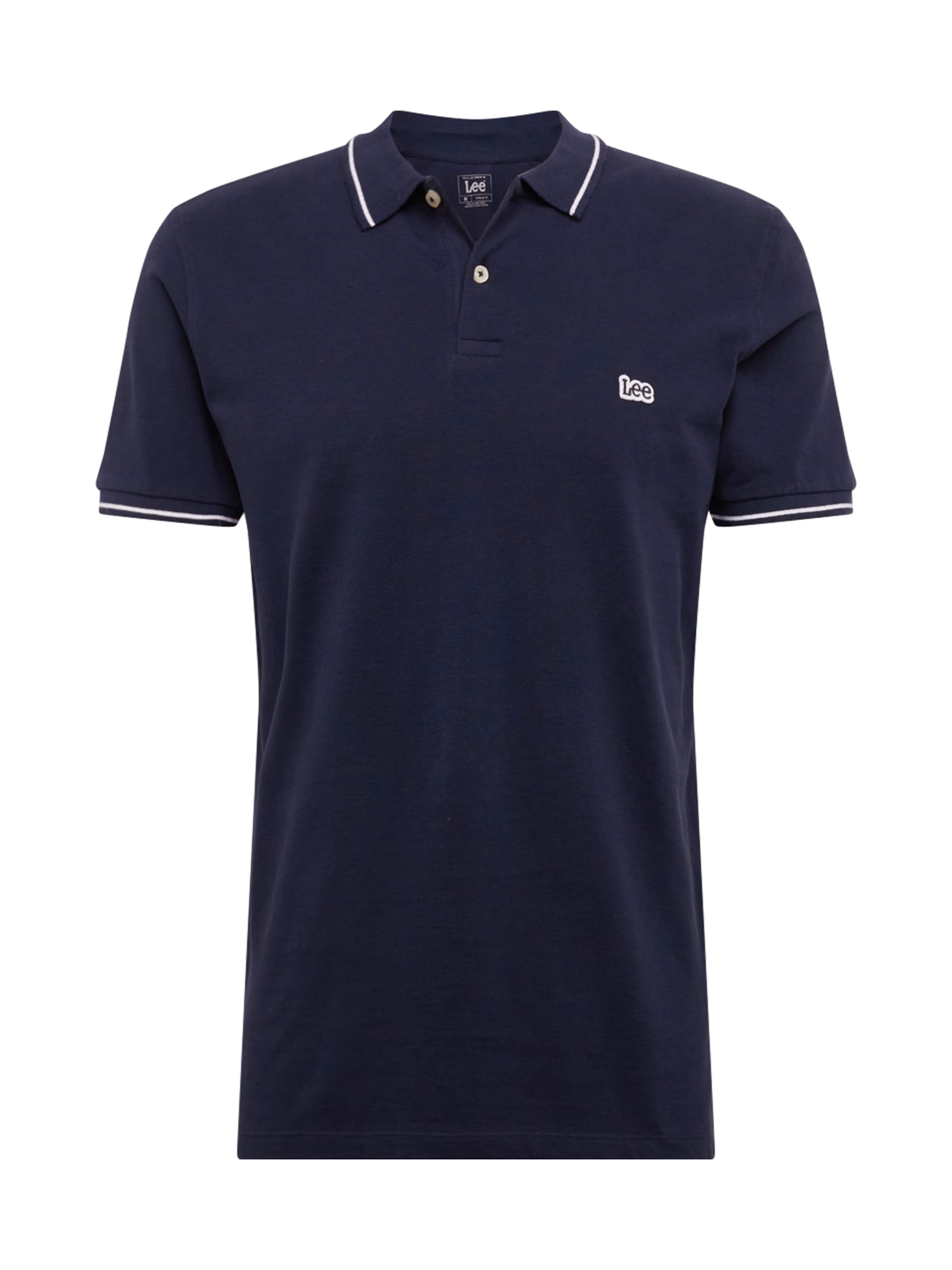 Lee Koszulka 'PIQUE POLO' w kolorze niebieski: przód