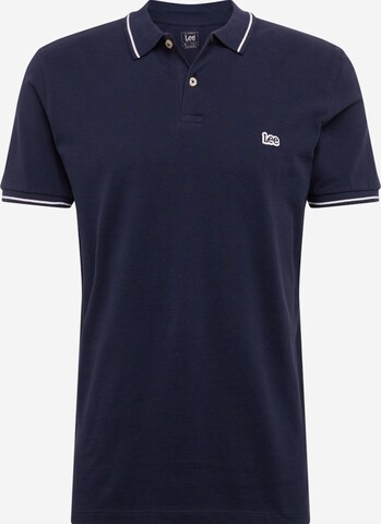 Lee Regular fit Shirt 'PIQUE POLO' in Blauw: voorkant