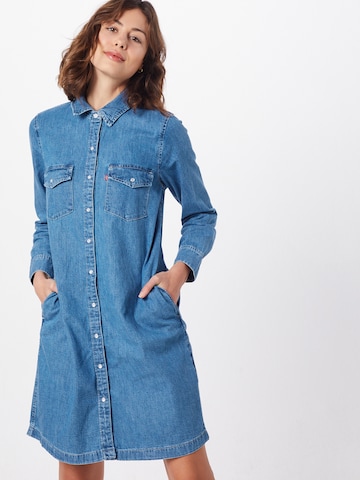 LEVI'S Košilové šaty 'SELMA DRESS' – modrá: přední strana