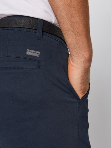 Coupe slim Pantalon chino Lindbergh en bleu