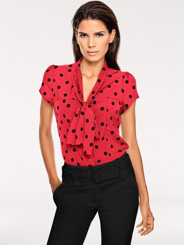 heine Blouse in Rood: voorkant