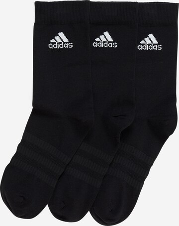 Chaussettes de sport 'Crew ' ADIDAS SPORTSWEAR en noir : devant