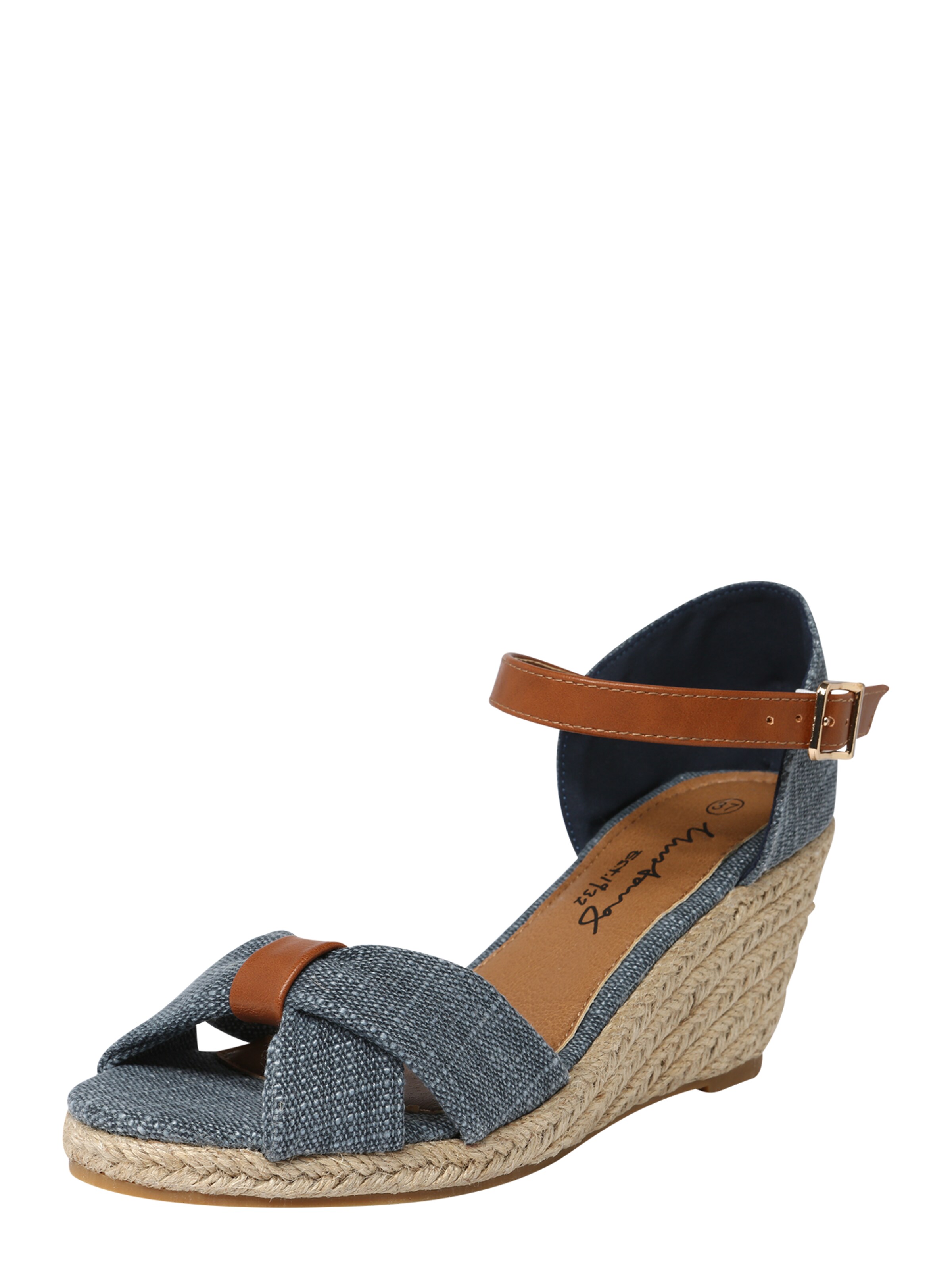 MUSTANG - Sandalette in blue denim