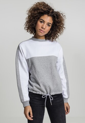 Urban Classics Sweatshirt in Grey: front