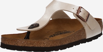 BIRKENSTOCK Teenslipper 'Gizeh' in Beige: voorkant