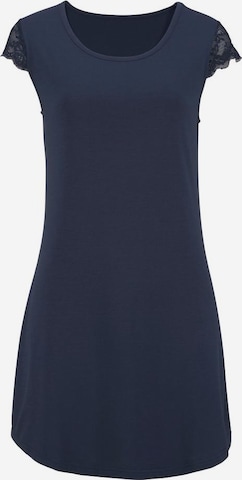 LASCANA - Camiseta de noche en azul: frente