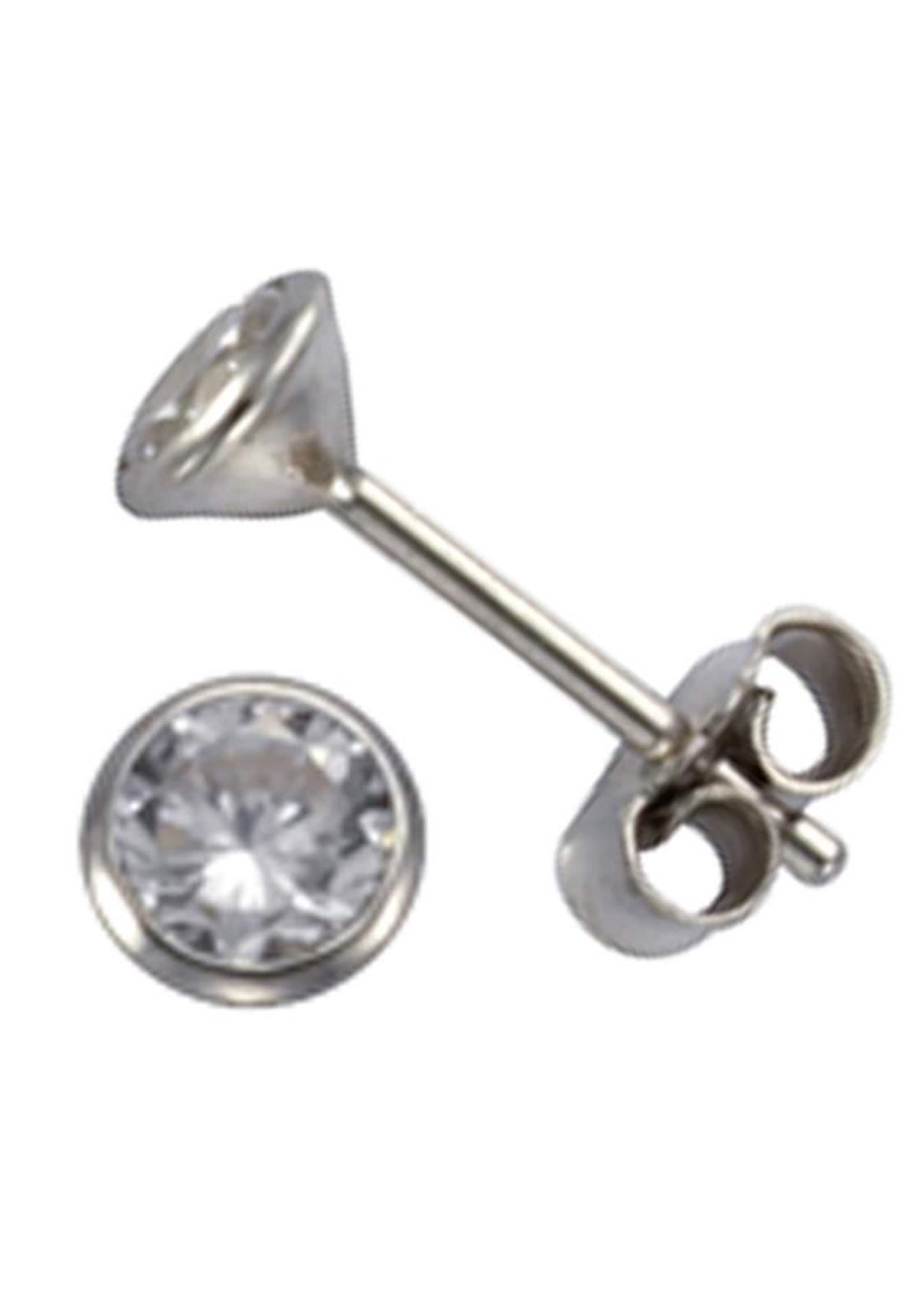 FIRETTI Ohrstecker in Silber: Vorderseite