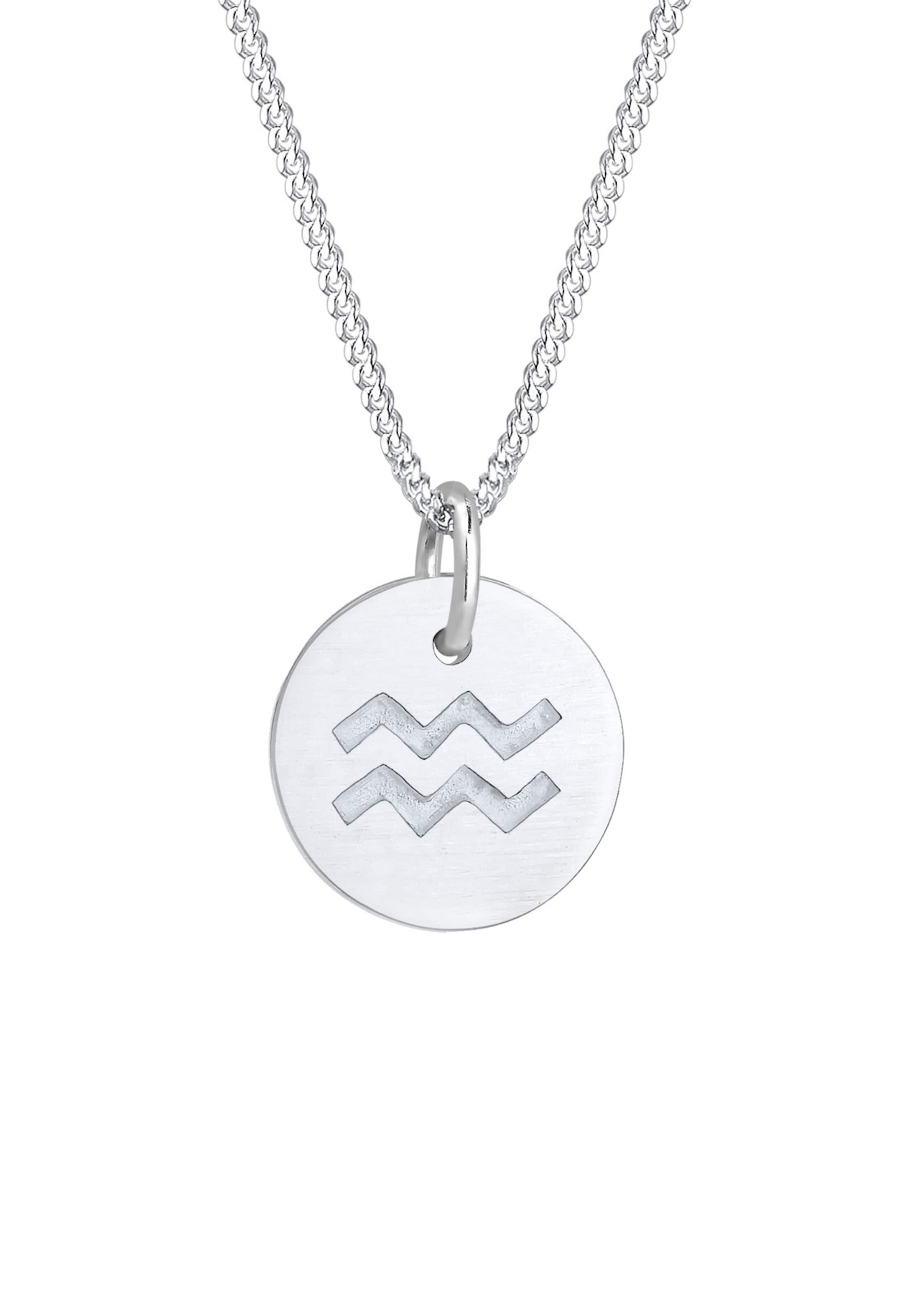 ELLI Halskette Sternzeichen, Sternzeichen - Wassermann in silber, Produktansicht