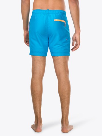 Shorts de bain Superdry en bleu : derrière